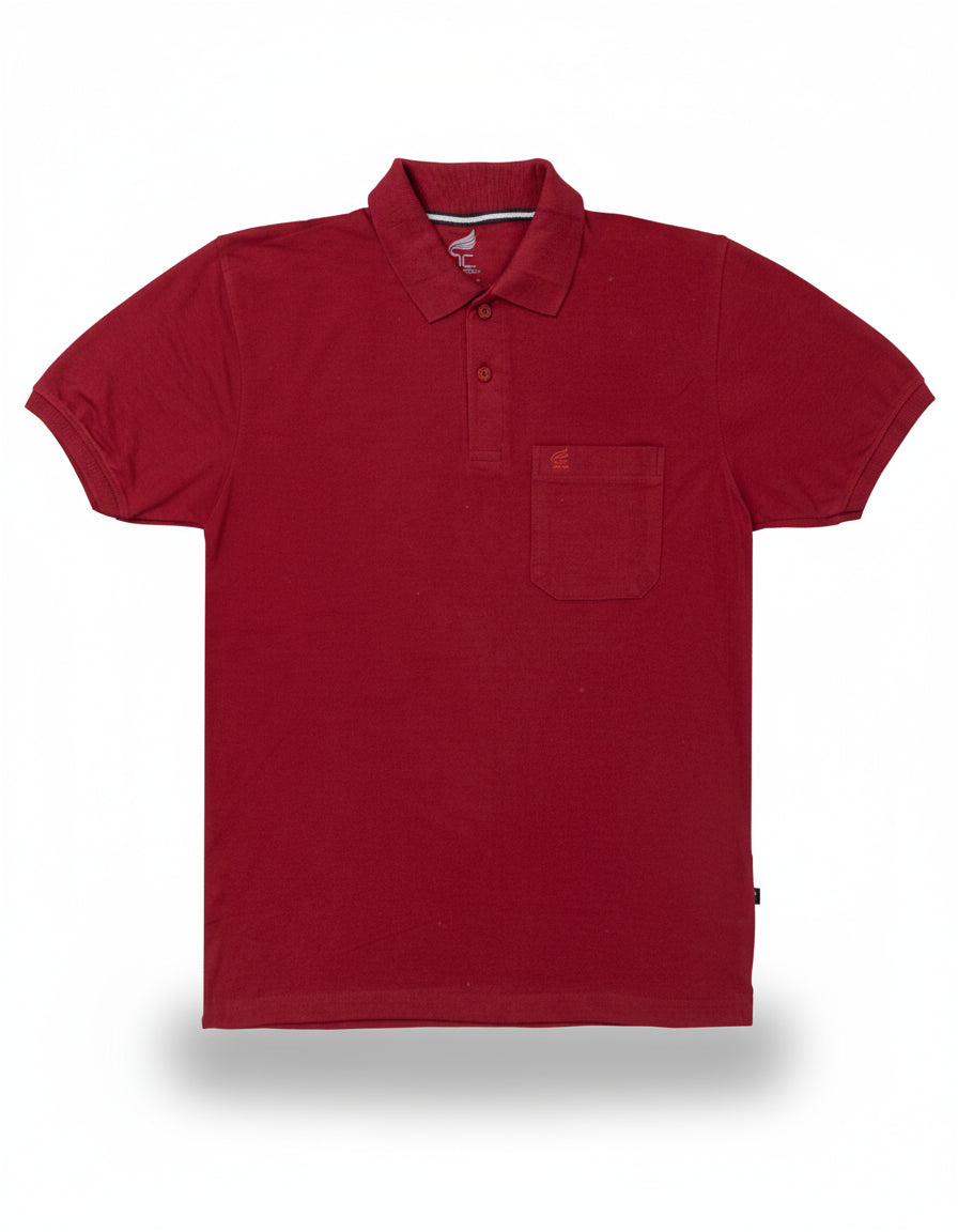 Mens Polo T-Shirts Red